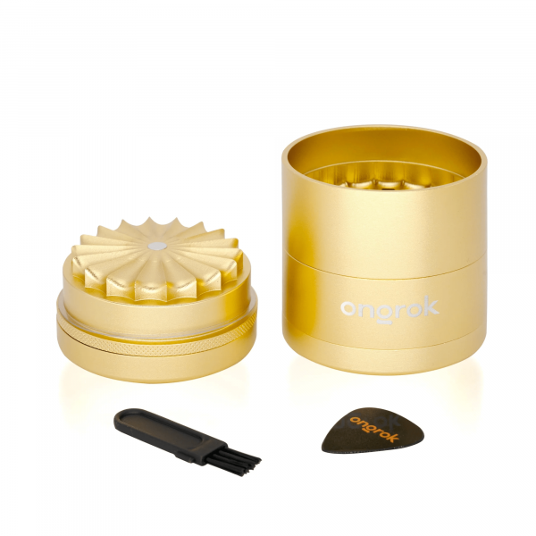 Ongrok Grinder Pétalo Grande - De 5 piezas - Diseño sin dientes - Imagen 2