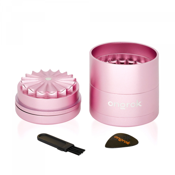 Ongrok Grinder Pétalo Grande - De 5 piezas - Diseño sin dientes - Imagen 4