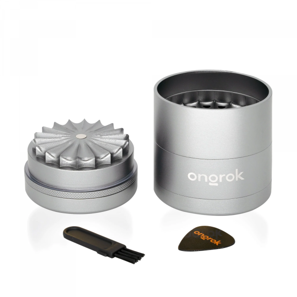 Ongrok Grinder Pétalo Grande - De 5 piezas - Diseño sin dientes - Imagen 5