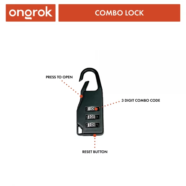 Cartera Ongrok Pequeña - A Prueba de Olor - Con candado - Imagen 3