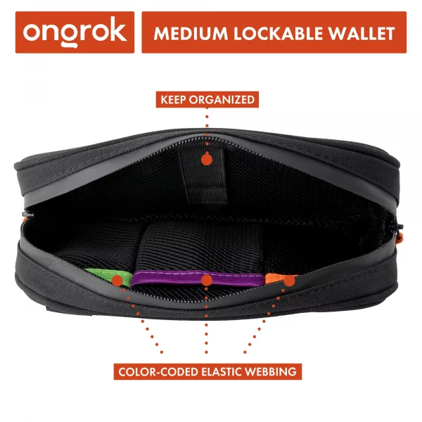 Cartera Ongrok Mediana - A prueba de olor - Con candado - Imagen 5