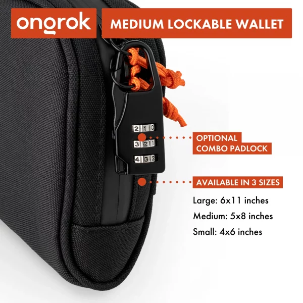 Cartera Ongrok Mediana - A prueba de olor - Con candado - Imagen 4