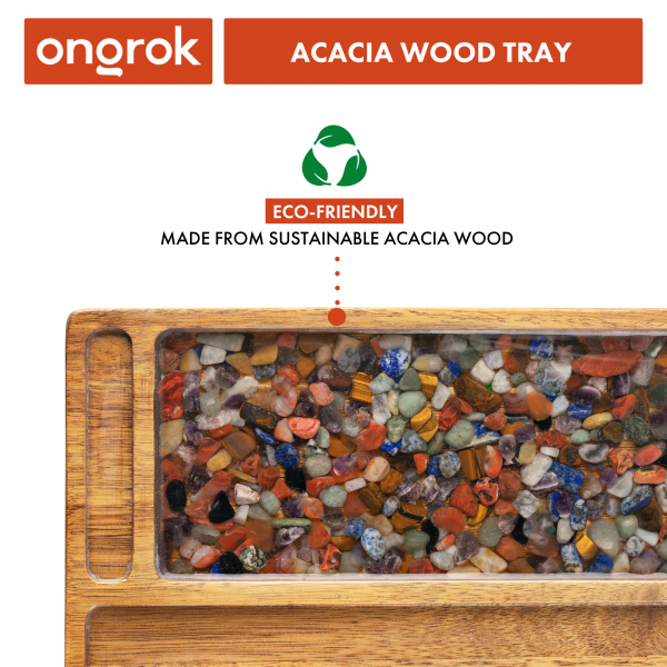 Ongrok - Charola de Madera de Acacia - Imagen 6