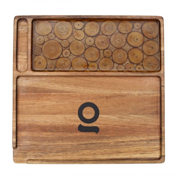 Ongrok - Charola de Madera de Acacia