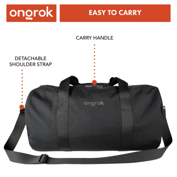 Maleta Duffle Ongrok– A Prueba de Olor – Con candado - Imagen 3
